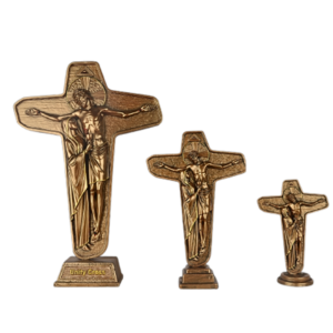 Schoenstatt Unity Cross with base - 11.5", 6" & 4" Table Tops | Handcrafted Christian Religious Articles