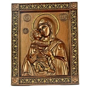 Our Lady of Perpetual Help (Square) - 5" Table Top | Handcrafted Christian Religious Articles