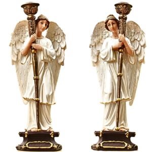 Angel of Light White - 12" Statue | Handcrafted Christian Religious Articles