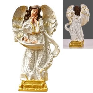 Guardian Angel - 5" Statue | Handcrafted Christian Religious Articles