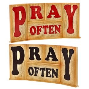 Pray often - 3" Table Top | Handcrafted Christian Religious Articles