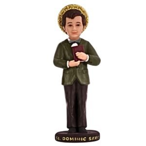 Kids Dominic Savio - 4" Statue | Handcrafted Christian Religious Articles