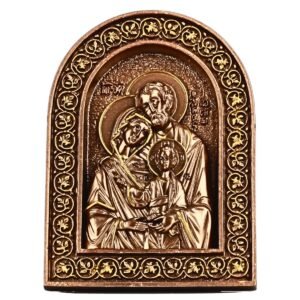 Holy Family Arch Frame - 4" Table Top | Handcrafted Christian Religious Articles