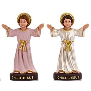 Kids Child Jesus Open Arms - 4" Statue | Handcrafted Christian Religious Articles