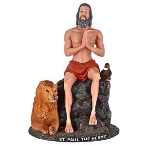 St. Paul, the Hermit - 8" Statue | Handcrafted Christian Religious Articles