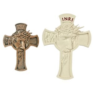 Suffering Face of Jesus in a Cross - 4" Magnet | Handcrafted Christian Religious Article