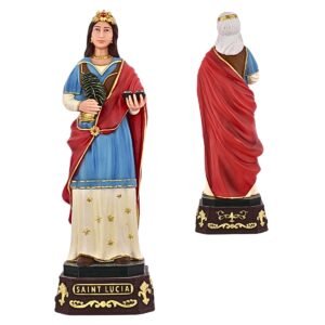St. Lucia - 12" Statue | Handcrafted Christian Religious Articles
