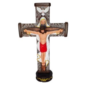 Holy Trinity Cross - 9.5" Table Top‚ Decor | Handcrafted Christian Religious Articles