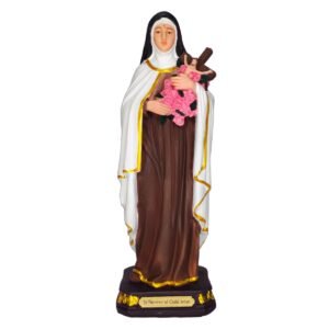 St. Theresa of Little Flower - 8" Statue | Handcrafted Christian Religious Articles