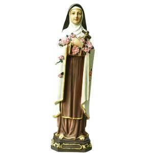 St. Theresa of Little Flower - 17" Statue | Handcrafted Christian Religious Articles