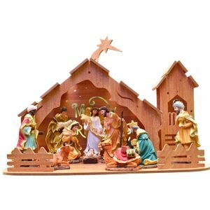 Crib set - 8" Crib‚ Decor | Handcrafted Christian Religious Articles