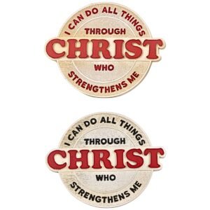 I can do all things through Christ who strengthens me - 3" Table Top | Handcrafted Christian Religious Articles