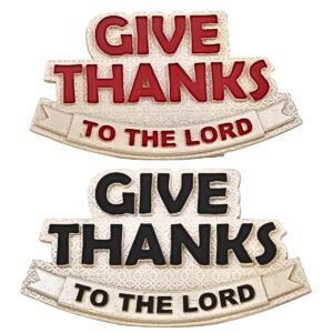 Give thanks to the Lord - 2" Table Top | Handcrafted Christian Religious Articles