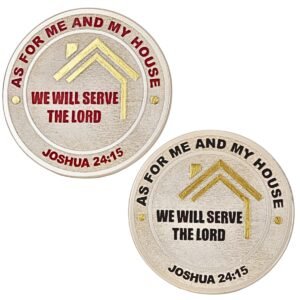As for me and my house we will serve the Lord - 4" Table Top | Handcrafted Christian Religious Articles