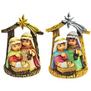 KIDS Nativity - 3" Statue | Handcrafted Christian Religious Articles