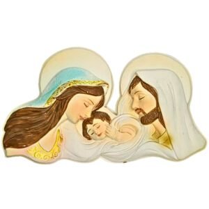 Holy Family Relief - 5" Tabletop | Handcrafted Christian Religious Articles
