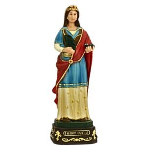 St. Lucia - 6" Statue | Handcrafted Christian Religious Articles
