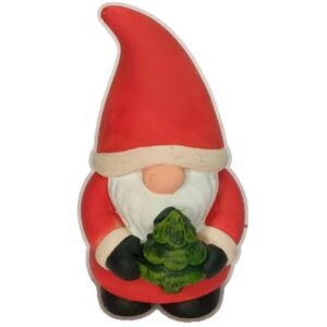 Santa holding Christmas Tree - 3" Tabletop | Handcrafted Christian Religious Articles