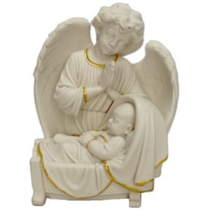 Angel and Baby - 3" Statue | Handcrafted Christian Religious Articles