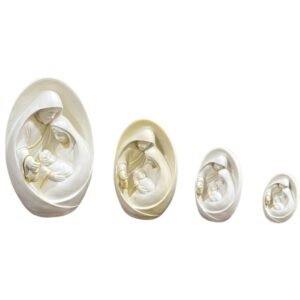 Nativity Art Egg Type - 1", 2", 3", 5" Tabletops | Handcrafted Christian Religious Articles